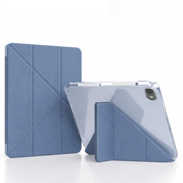 iPad Pro 11 (2024–2025) Smart Stand Case with Pencil Holder • Blue