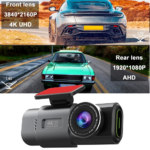 Dual Lens 4K Dash Cam • 1080P DVR • GPS • WiFi • Black - Image 5