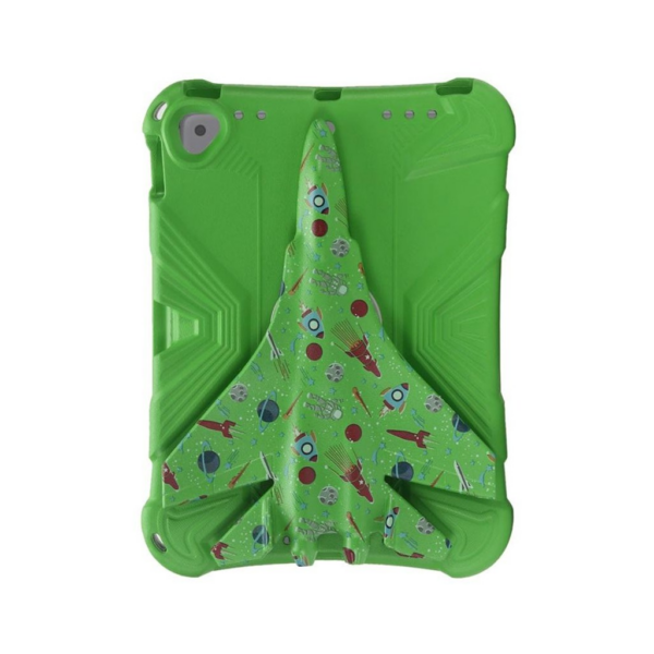 iPad Pro 10.5 / Air 3 / iPad 10.2 (2019–2021) Rotatable Tablet Case • Airplane Stand • Green
