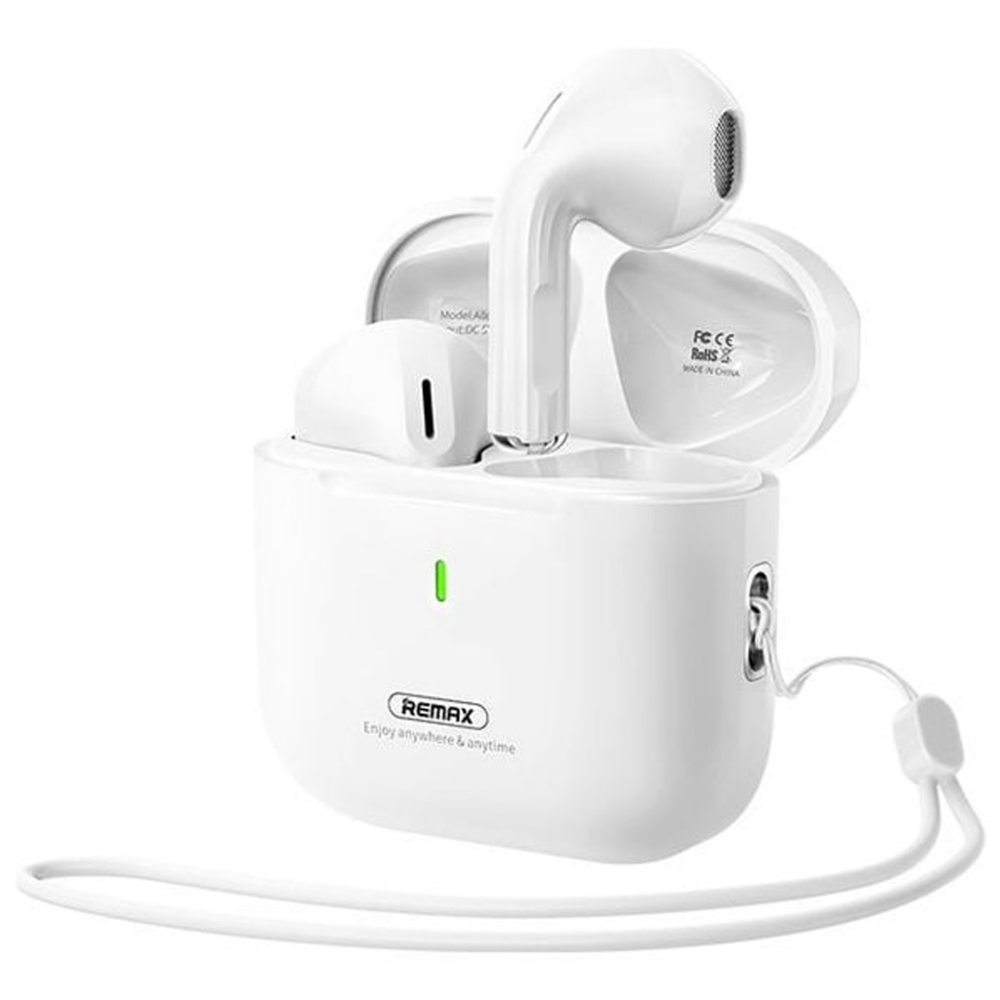 REMAX CozyBuds W27 True Wireless Earbuds • Bluetooth 5.4 • 20H Battery • White - Image 2