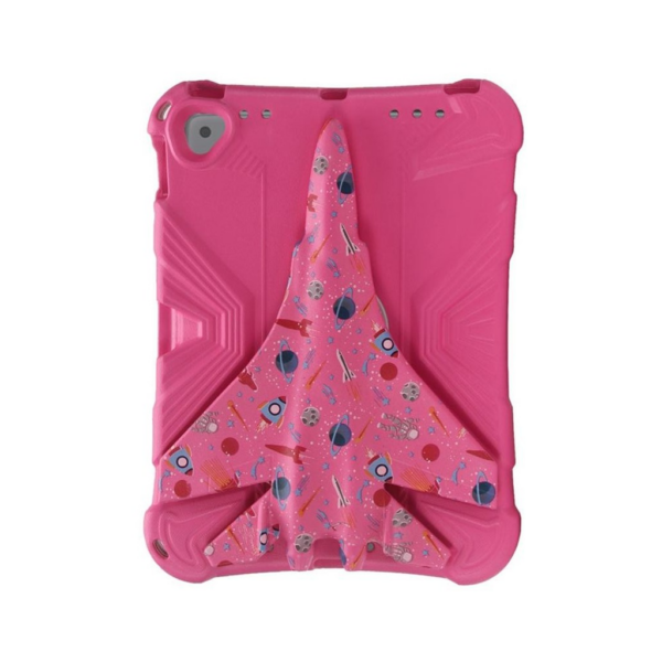 iPad Pro 10.5 / Air 3 / iPad 10.2 (2019–2021) Rotatable Tablet Case • Airplane Stand • Pink