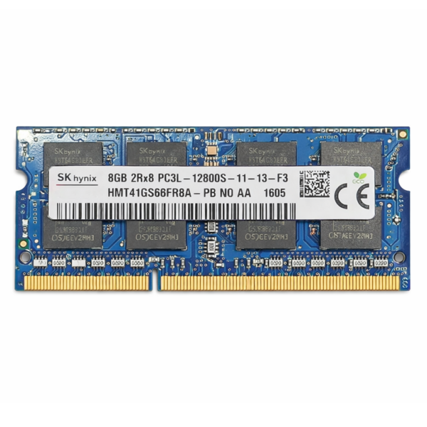 SK Hynix 8GB DDR3L 1600MHz Laptop RAM PC3L-12800S SO-DIMM HMT41GS6BFR8A-PB