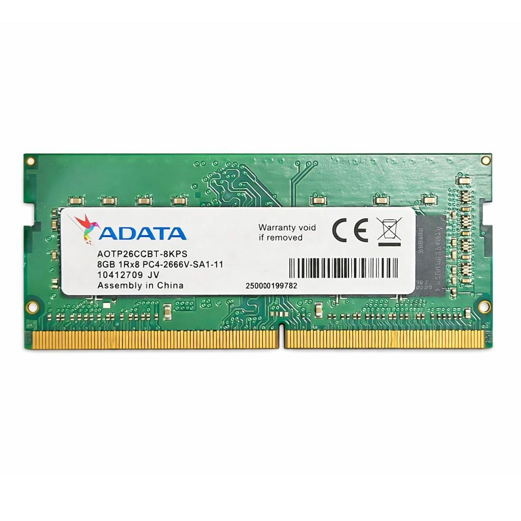 23d2323s2 ADATA 8GB DDR4 2666MHz Laptop RAM PC4-2666V SO-DIMM A01P26KCBT1-BXPS - Image 1
