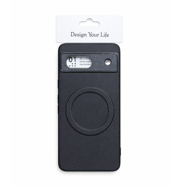Google Pixel 7A Magnetic Case Black Shockproof Protective Cover
