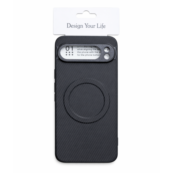 Google Pixel 9 Pro Magnetic Case Black Shockproof Protective Cover