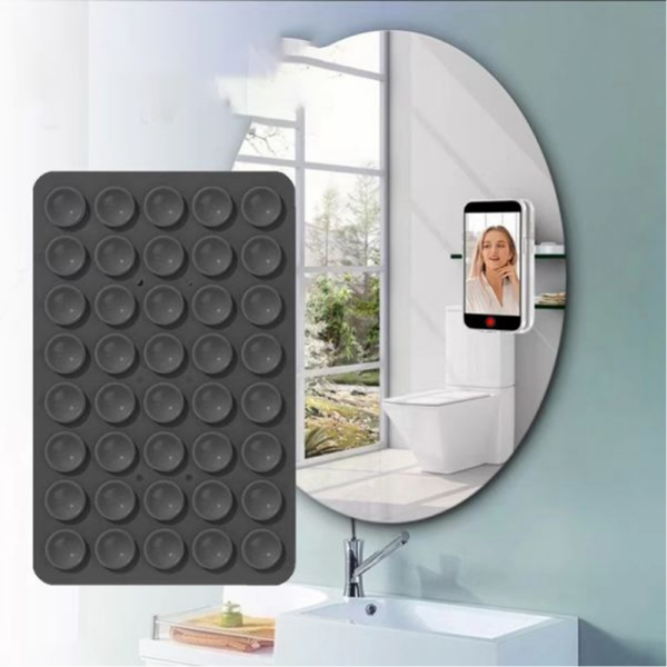 BLACKTECH Suction Mount 40 Suction Clips 100mm 65mm Black