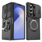 Samsung Galaxy Z Fold 7 BLACKTECH TitanRing Armor Magnetic Case Black