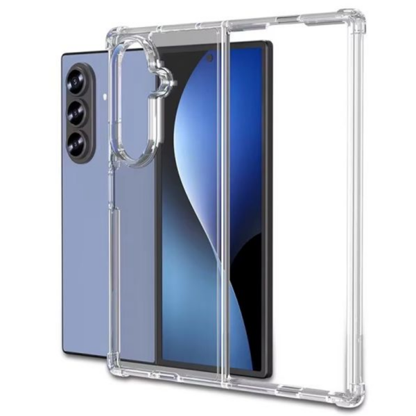 Samsung Galaxy Z Fold 7 BLACKTECH Hard Protective Case Clear
