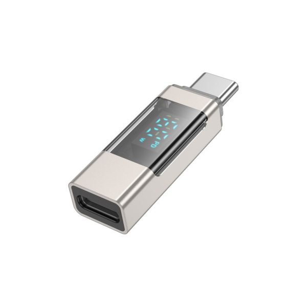 BOROFONE BV25 USB C Male to USB C Female Display Adapter Gray