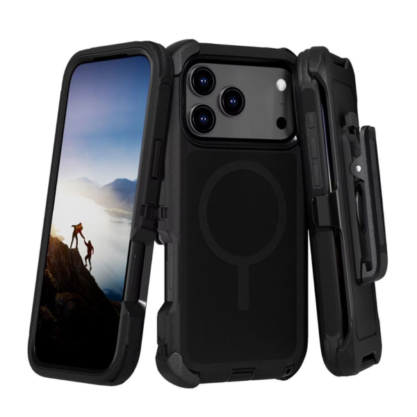 Samsung Galaxy S26 Ultra BLACKTECH Defender Case MagSafe Clip Black