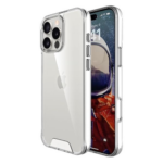 iPhone 16e 17e BLACKTECH Hard Space Case Clear