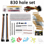Electronics Component Starter Kit Breadboard 830 Tie Points Power Supply - Image 2