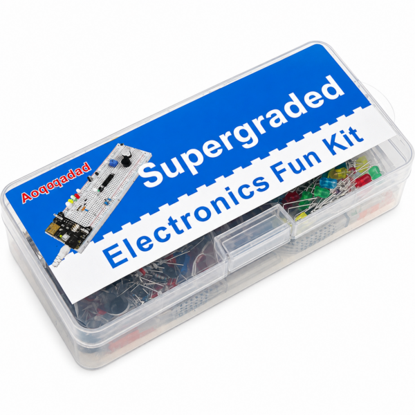Electronics Component Starter Kit Breadboard 830 Tie Points Power Supply