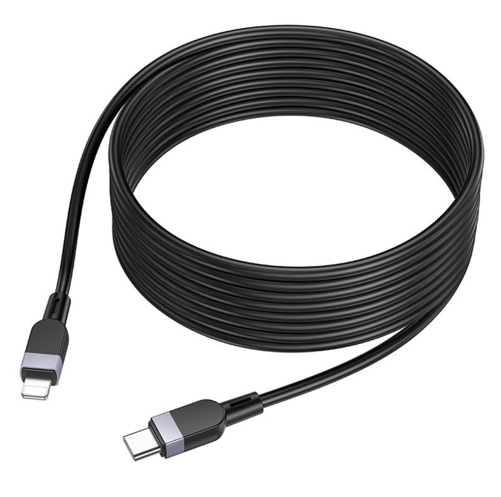 hoco X109 Silicone Fast Charging Data Cable 3M Black - Image 5