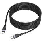 hoco X109 Silicone Fast Charging Data Cable 3M Black - Image 5