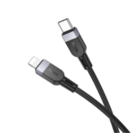 hoco X109 Silicone Fast Charging Data Cable 3M Black - Image 2