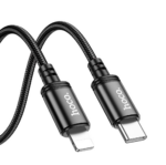 hoco X89 USB-C Fast Charging Braided Data Cable 2M Black - Image 7