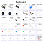 Electronics Component Starter Kit Breadboard 830 Tie Points Power Supply - Image 3