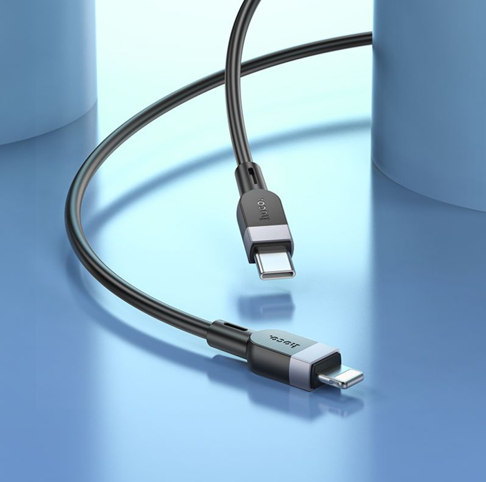 hoco X109 Silicone Fast Charging Data Cable 3M Black - Image 4