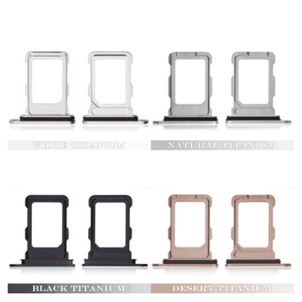 sd23123112414145 iPhone 16 Pro / 16 Pro Max Compatible SIM Tray Single Sim Card - Image 1