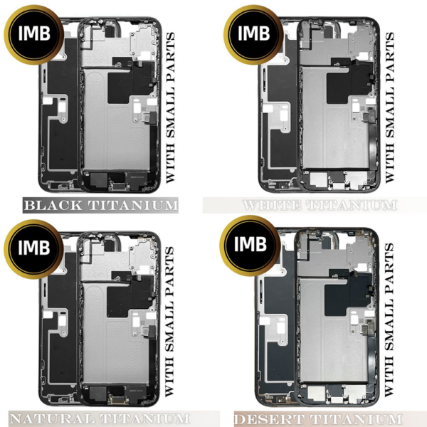 iPhone 16 Pro Max Compatible Back Housing with Small Parts Replacement