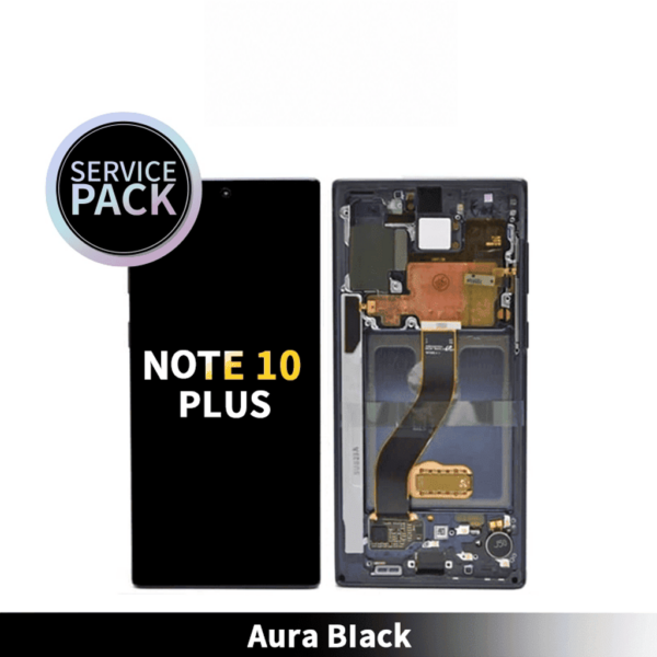Samsung Galaxy Note 10 Plus / 5G LCD Touch Digitizer Screen Service Pack Aura Black GH82-20838A GH82-20900A