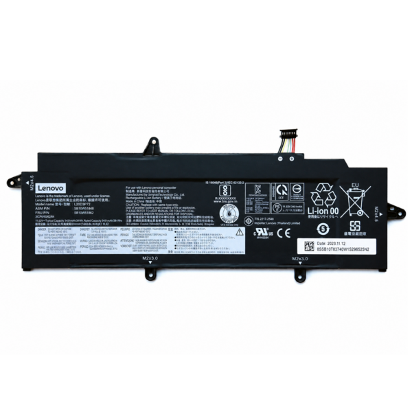 Lenovo ThinkPad X13 Gen 2 Gen 3 Battery L20D3P72 L20M3P72 L20C3P72 11.52V 41Wh