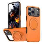BLACKTECH Sentinel X Ring MagSafe Compatible Case for iPhone 17 Pro Max Orange
