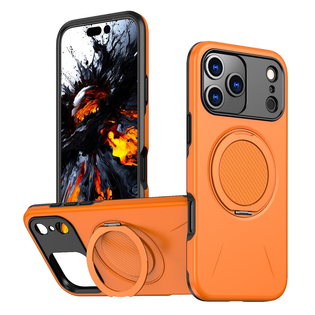 sdasdasdasd2sd2ss23 BLACKTECH Sentinel X Ring MagSafe Compatible Case for iPhone 17 Pro Max Orange - Image 1