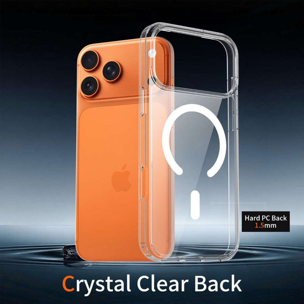 BLACKTECH Mag Case MagSafe Compatible Clear Case for iPhone 17 Pro Max - Image 7