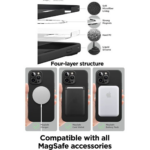 BLACKTECH Mag Case MagSafe Compatible Clear Case for iPhone 17 Pro Max - Image 4