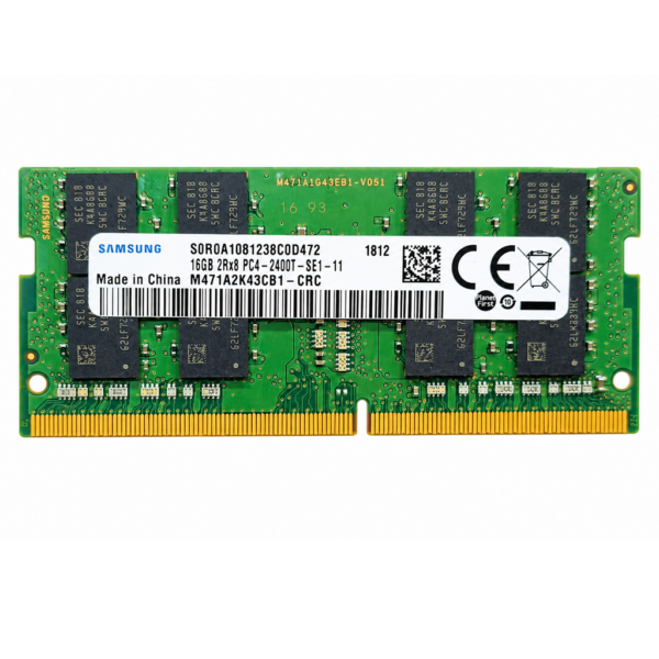 Samsung 16GB DDR4 2400MHz Laptop RAM SO-DIMM PC4-2400T M471A2K43CB1-CRC