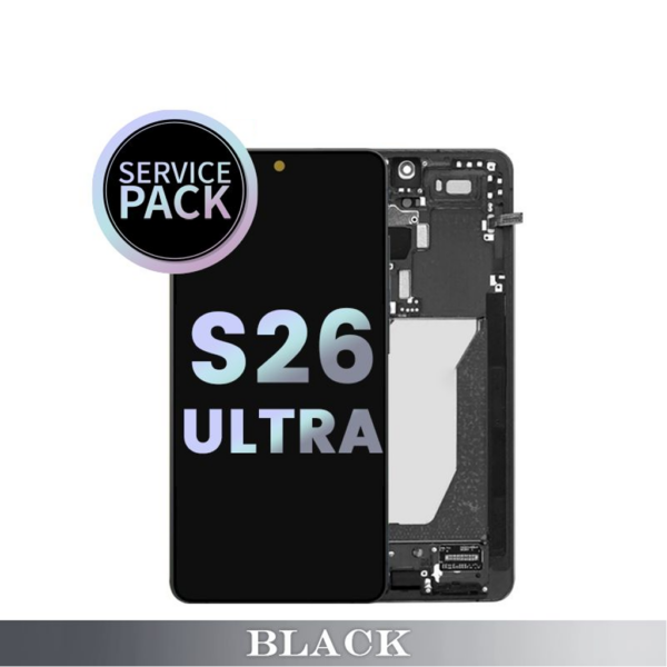 Samsung Galaxy S26 Ultra S948 LCD Touch Digitizer Screen Service Pack Black
